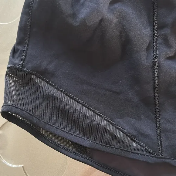 🆕 LULULEMON Hotty Hot LR Lined Short 2.5&quot; Lined  Black Size 12 NWT