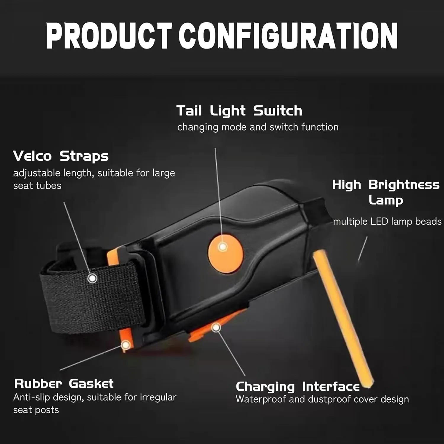 1 1 FREE | GlowCycle™ LED Bicycle Rear Light