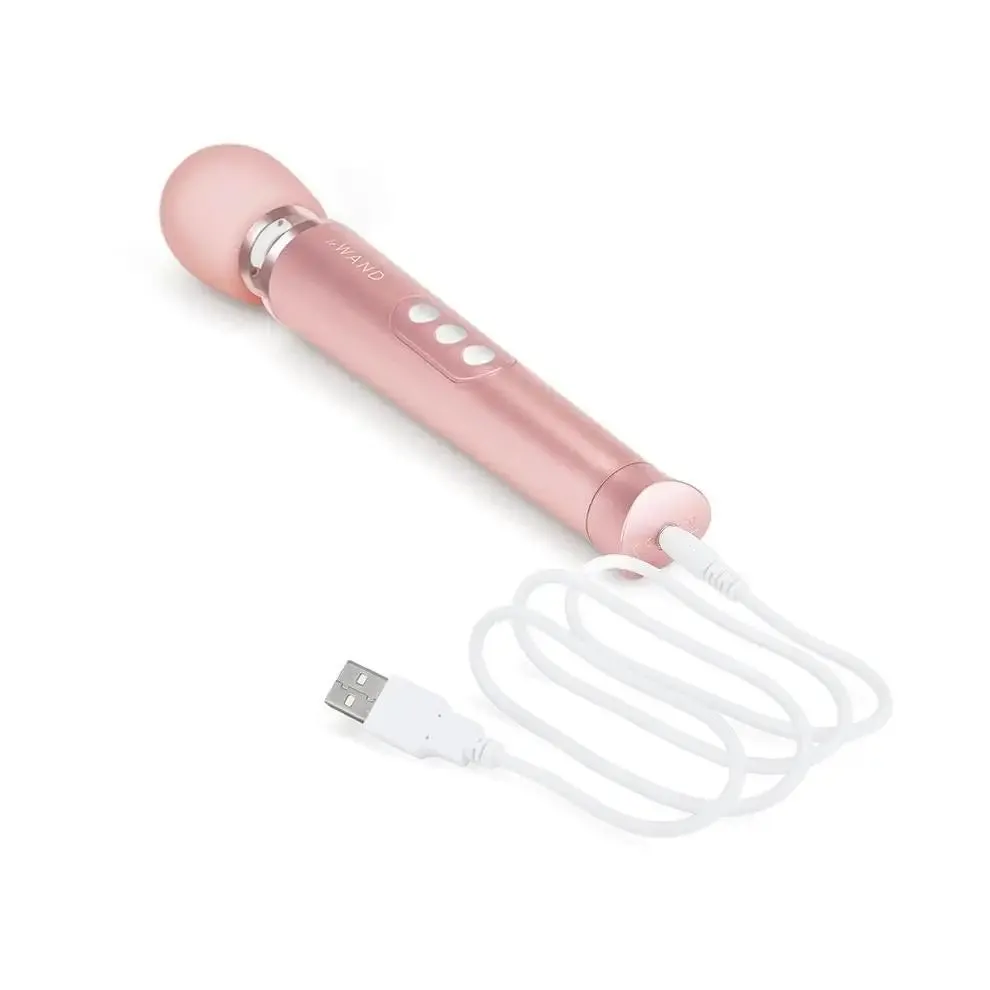 10-inch Le Wand Silicone Gold 16-function Vibrating Wand Massager