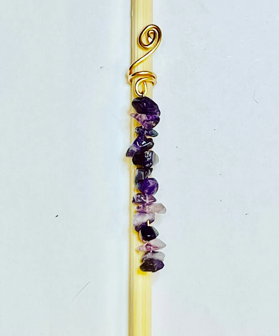 10 Simple Crystal Dangles - Choose Crystal - Sister Loc Size