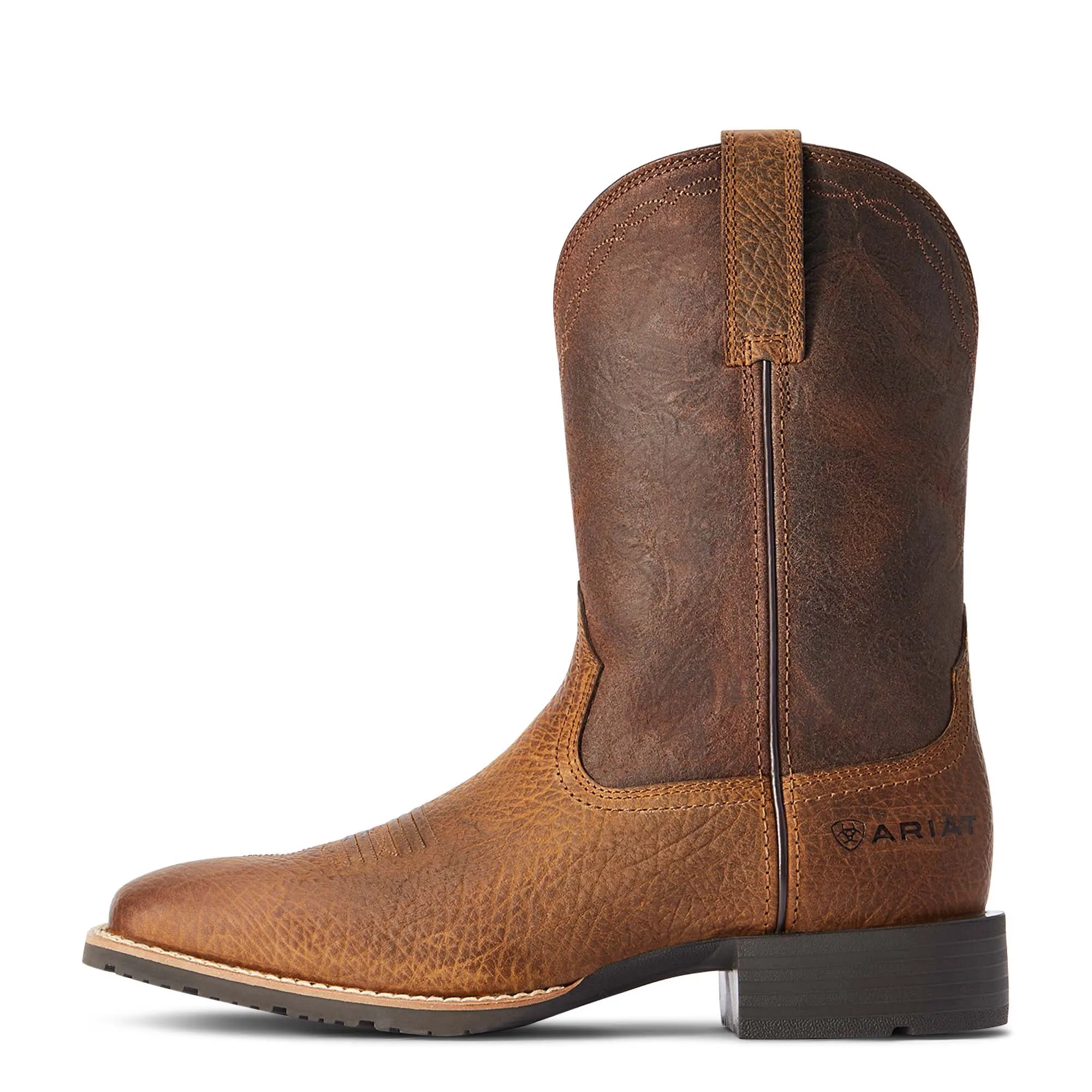 10042430 Ariat Mns Hybrid Grit Earth Alamo Brown Boots