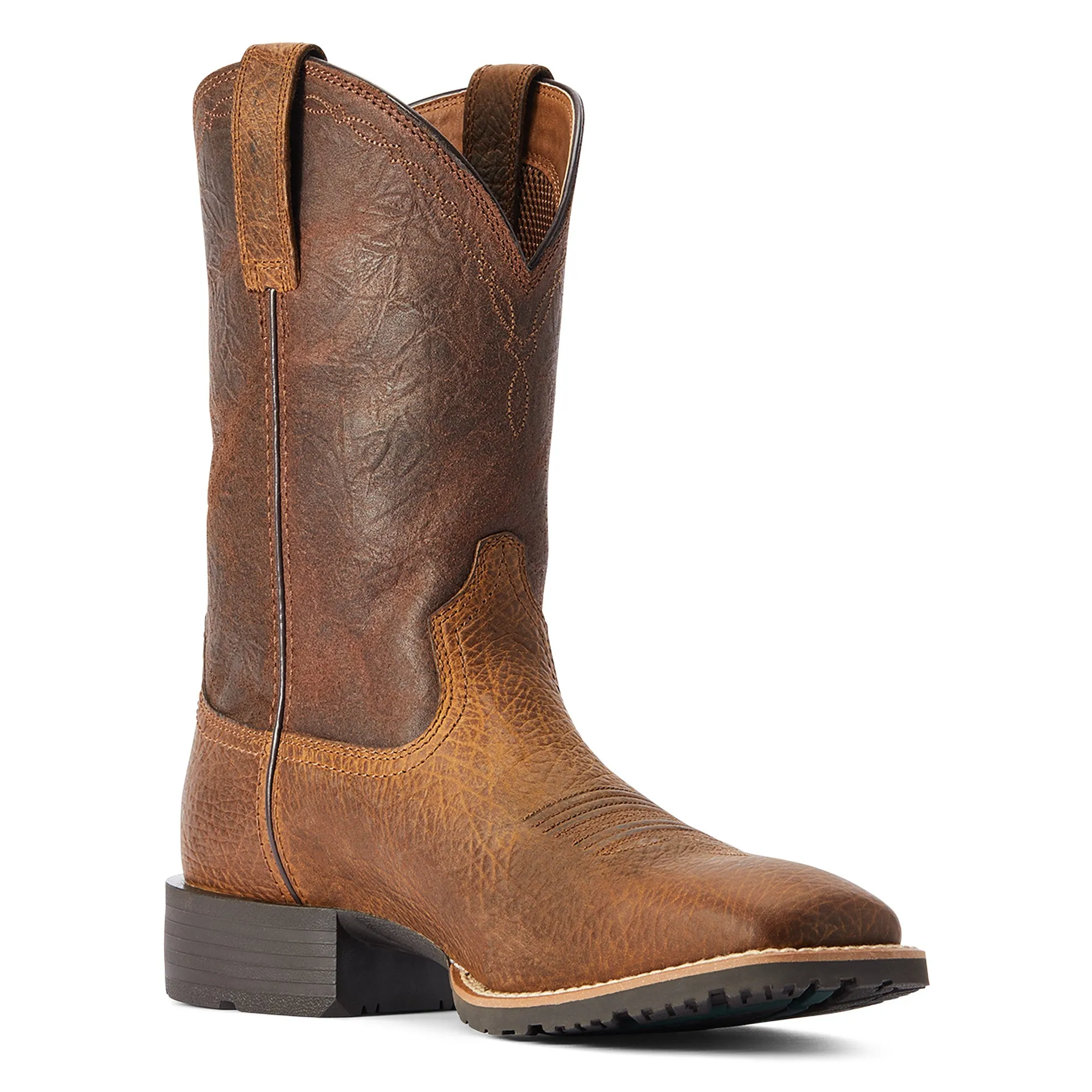 10042430 Ariat Mns Hybrid Grit Earth Alamo Brown Boots