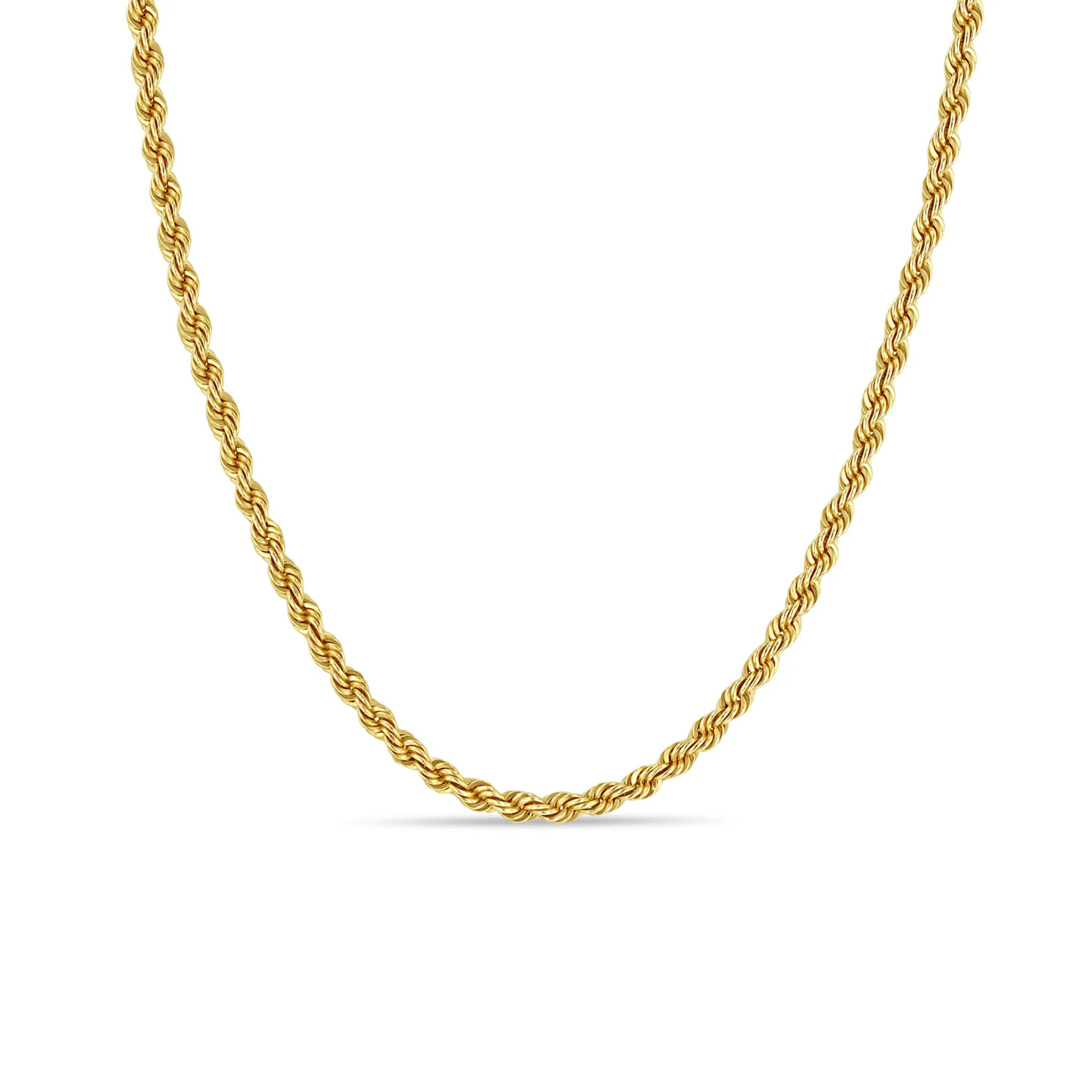 14k Medium Rope Chain Necklace - SALE