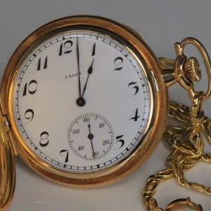 14K Yellow Gold Elgin 1921 Pocket Watch