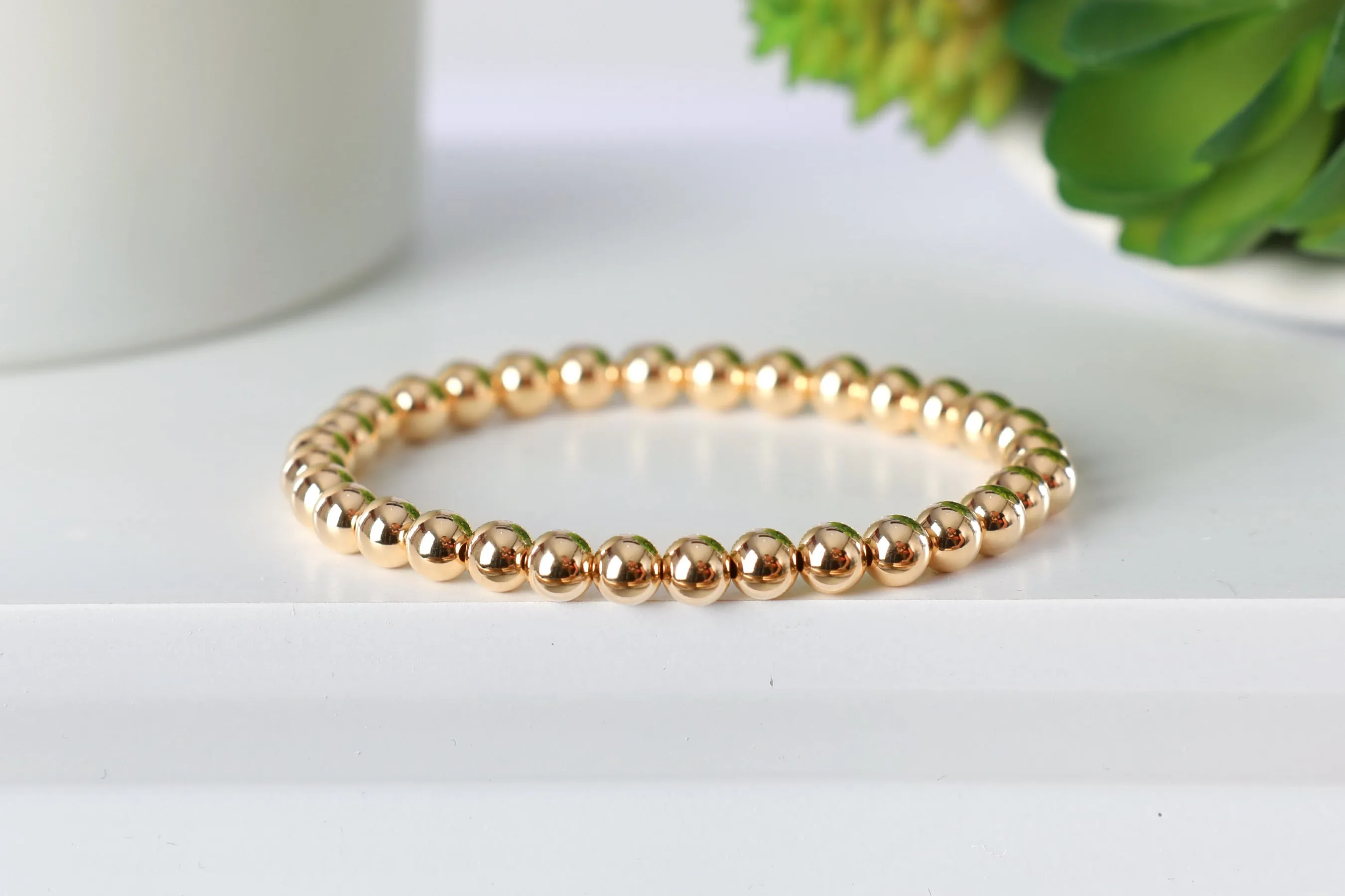14k Yellow Gold Filled 6mm