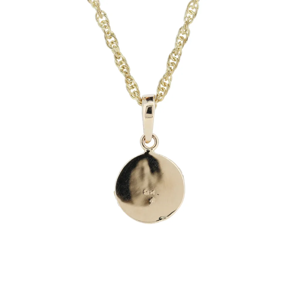 14K Yellow Gold Quartz/ Gold Nugget Pendant by Orocal