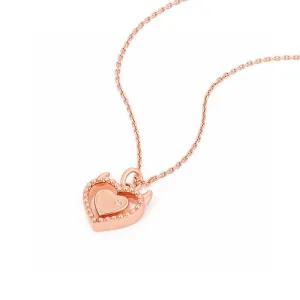18K Gold one Side Polished Gold one Side Red Agate Simple Smooth Heart-shaped Necklace Exclusively Handcrafted 0.003 Carat Natural Diamond (H-F Color, VS1-VS2 Clarity)