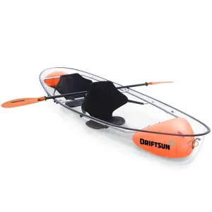 2 Person Crystal Clear Hull Transparent Kayak