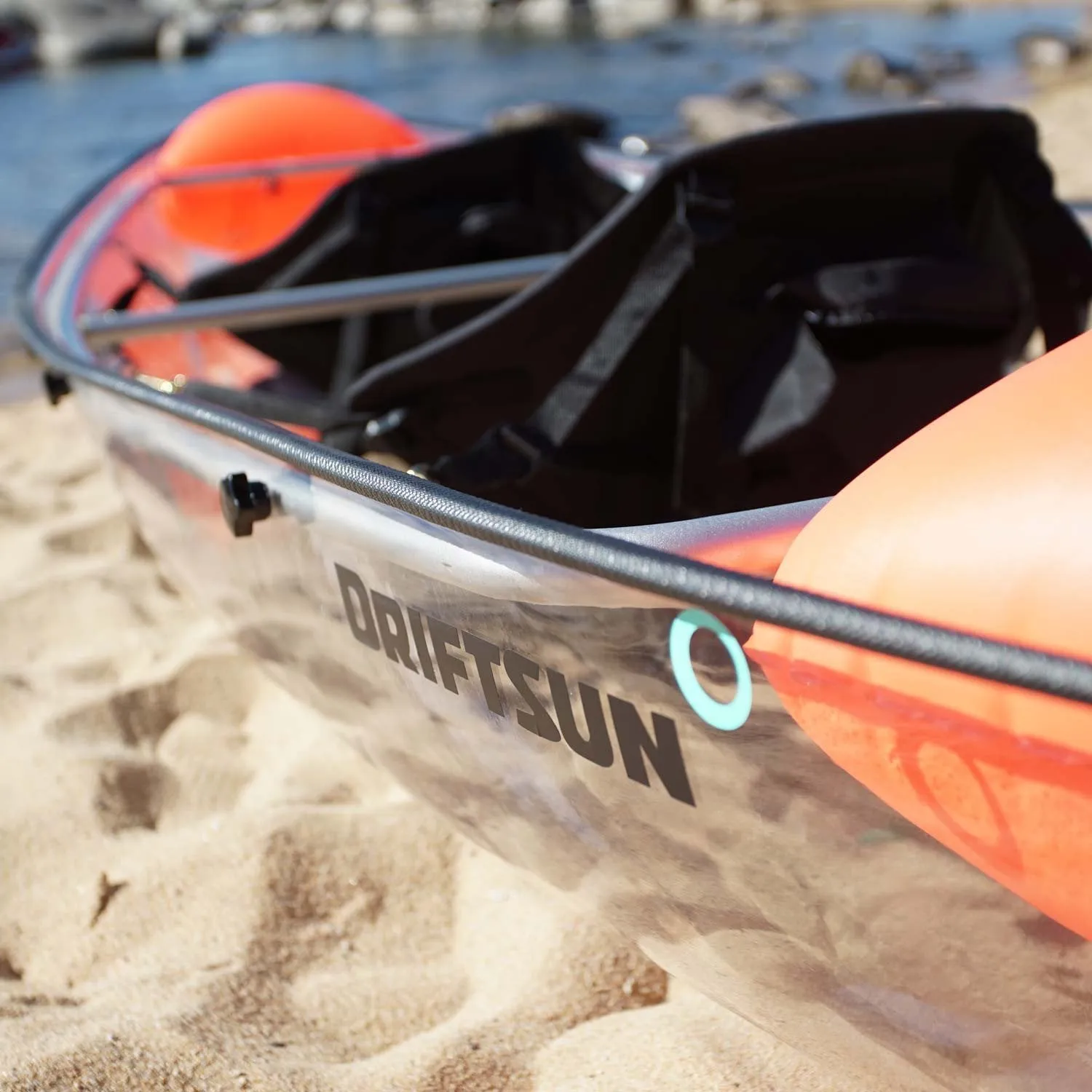 2 Person Crystal Clear Hull Transparent Kayak