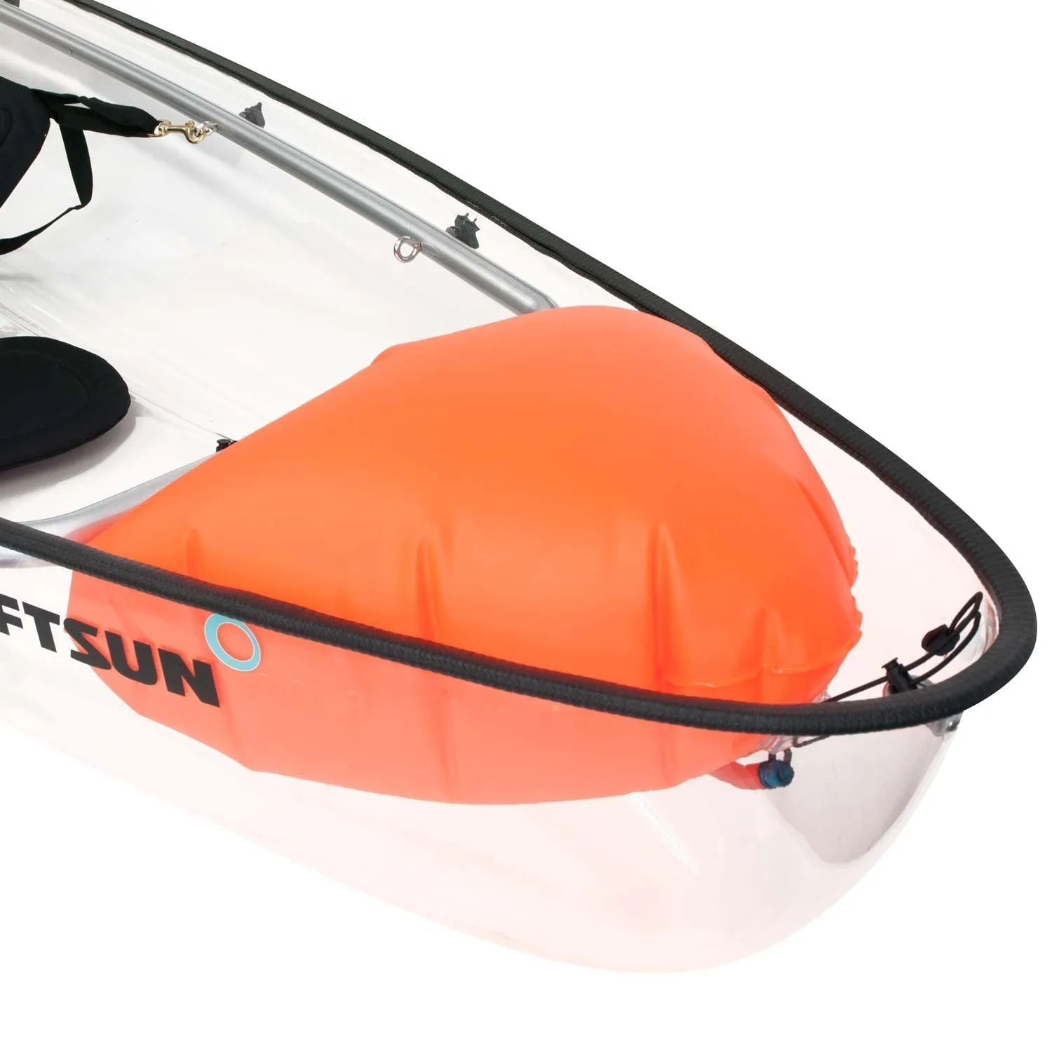 2 Person Crystal Clear Hull Transparent Kayak