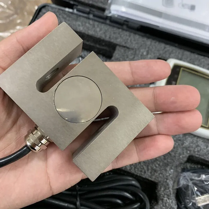 2000N/200kgf/450lbf Remote Digital Force Gauge with S-Beam Load Cell