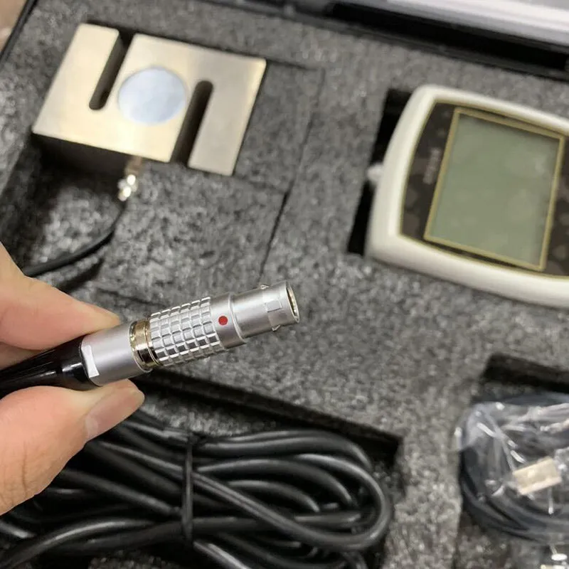 2000N/200kgf/450lbf Remote Digital Force Gauge with S-Beam Load Cell