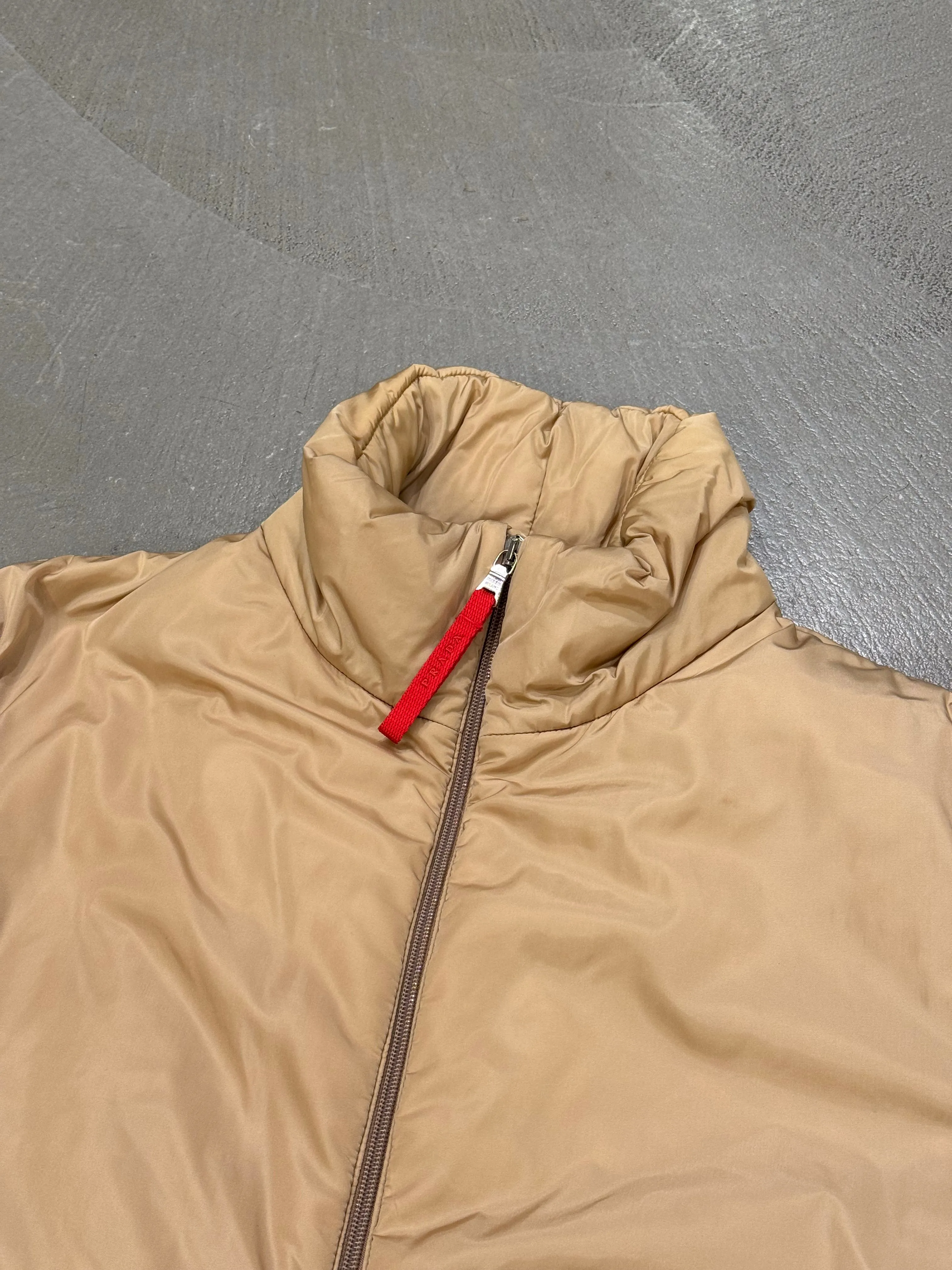 2000s Prada nylon puffer jacket