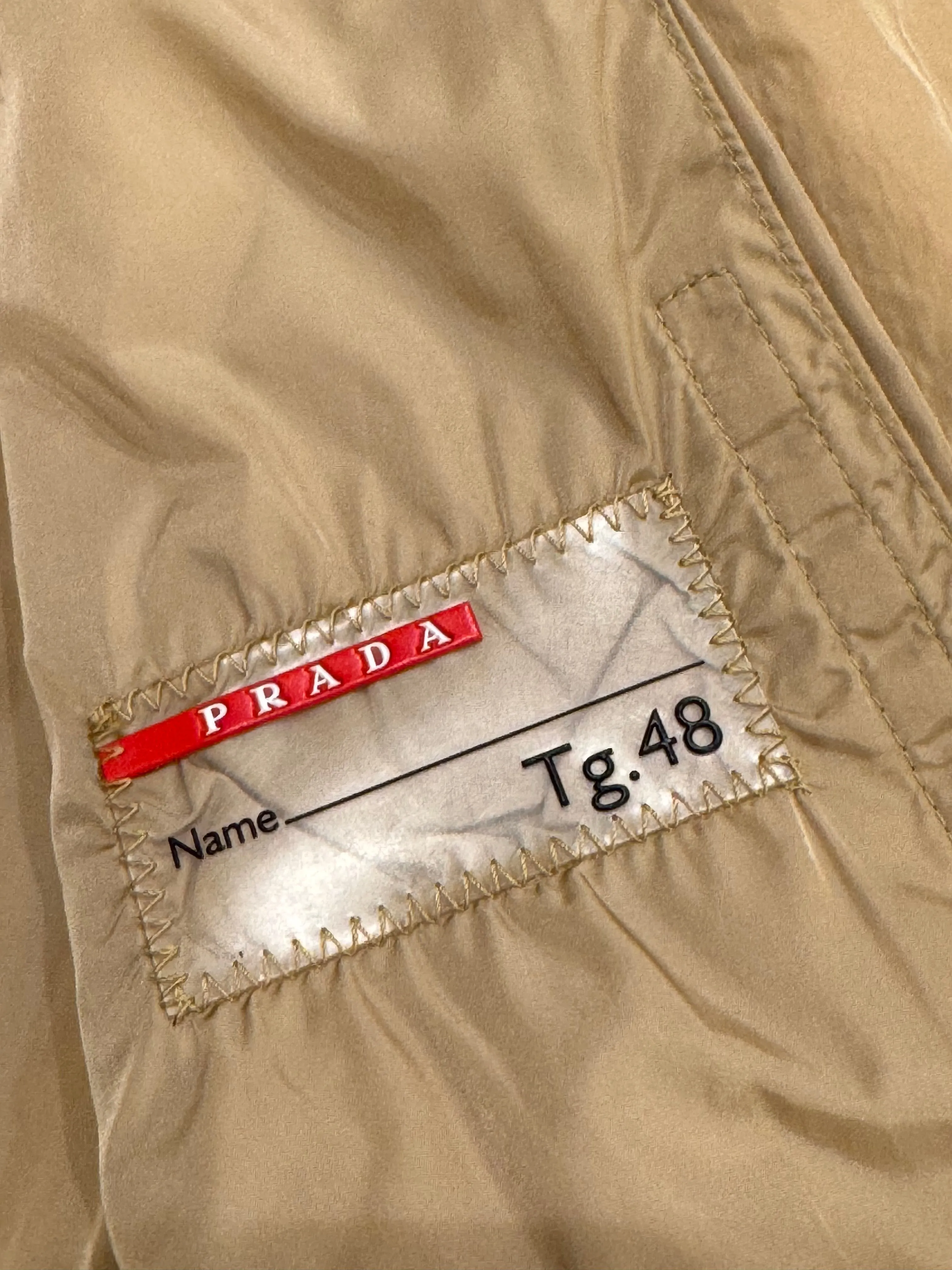 2000s Prada nylon puffer jacket