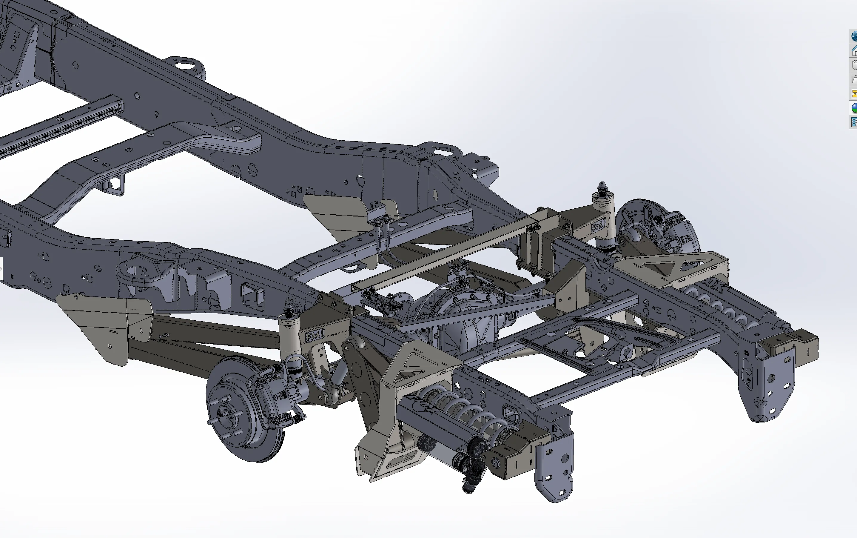 2015-up F150 Long Travel 5-Link Raptor Rear Suspension Conversion Kit for F150 and Gen 2 Raptors with 19 inches of travel