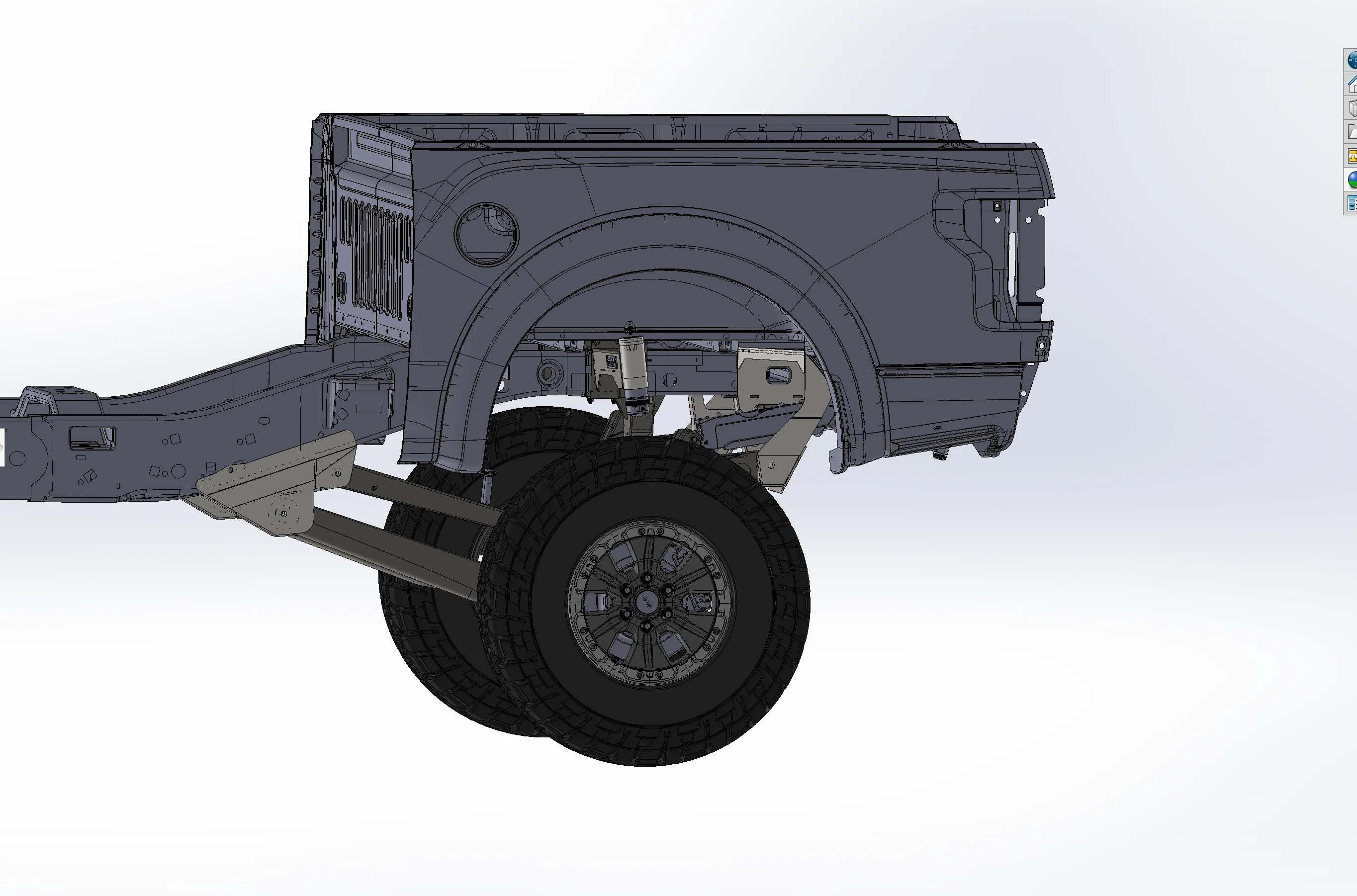 2015-up F150 Long Travel 5-Link Raptor Rear Suspension Conversion Kit for F150 and Gen 2 Raptors with 19 inches of travel