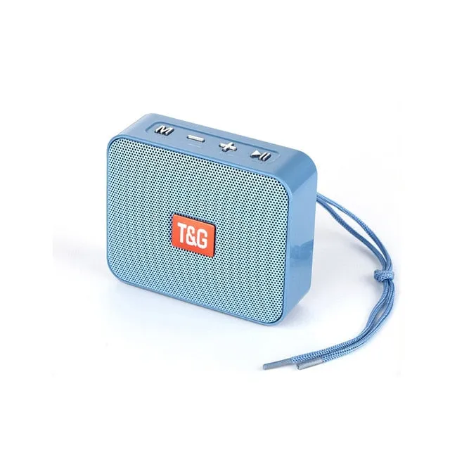 2020 Mini Portable Bluetooth Speaker Small Wireless Music Column Subwoofer USB Speakers for Phones with TF FM Radio Built-in Mic