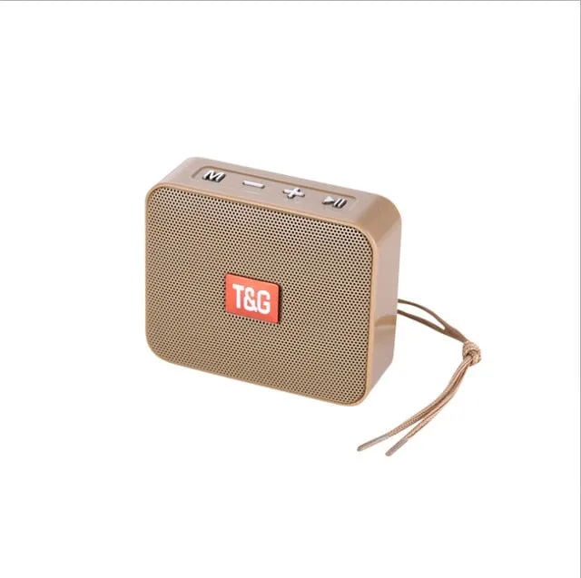 2020 Mini Portable Bluetooth Speaker Small Wireless Music Column Subwoofer USB Speakers for Phones with TF FM Radio Built-in Mic