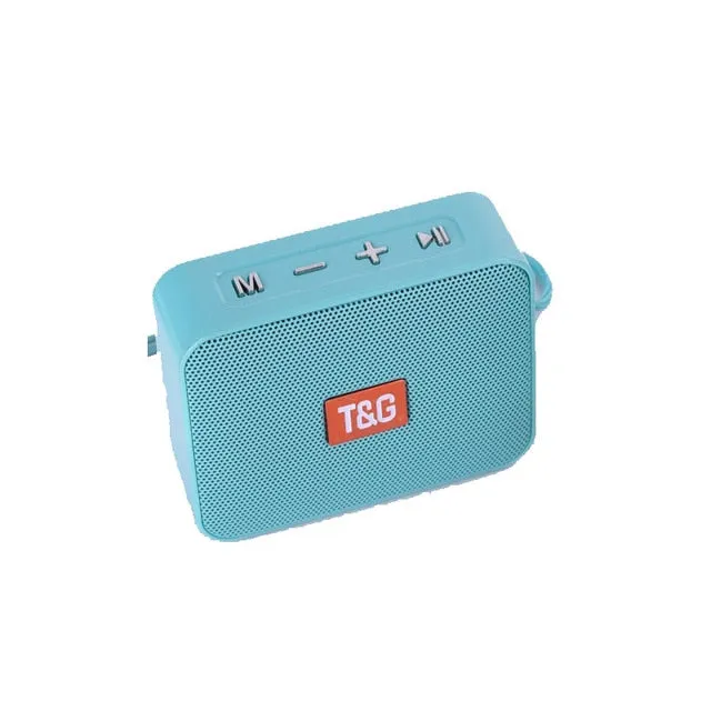 2020 Mini Portable Bluetooth Speaker Small Wireless Music Column Subwoofer USB Speakers for Phones with TF FM Radio Built-in Mic