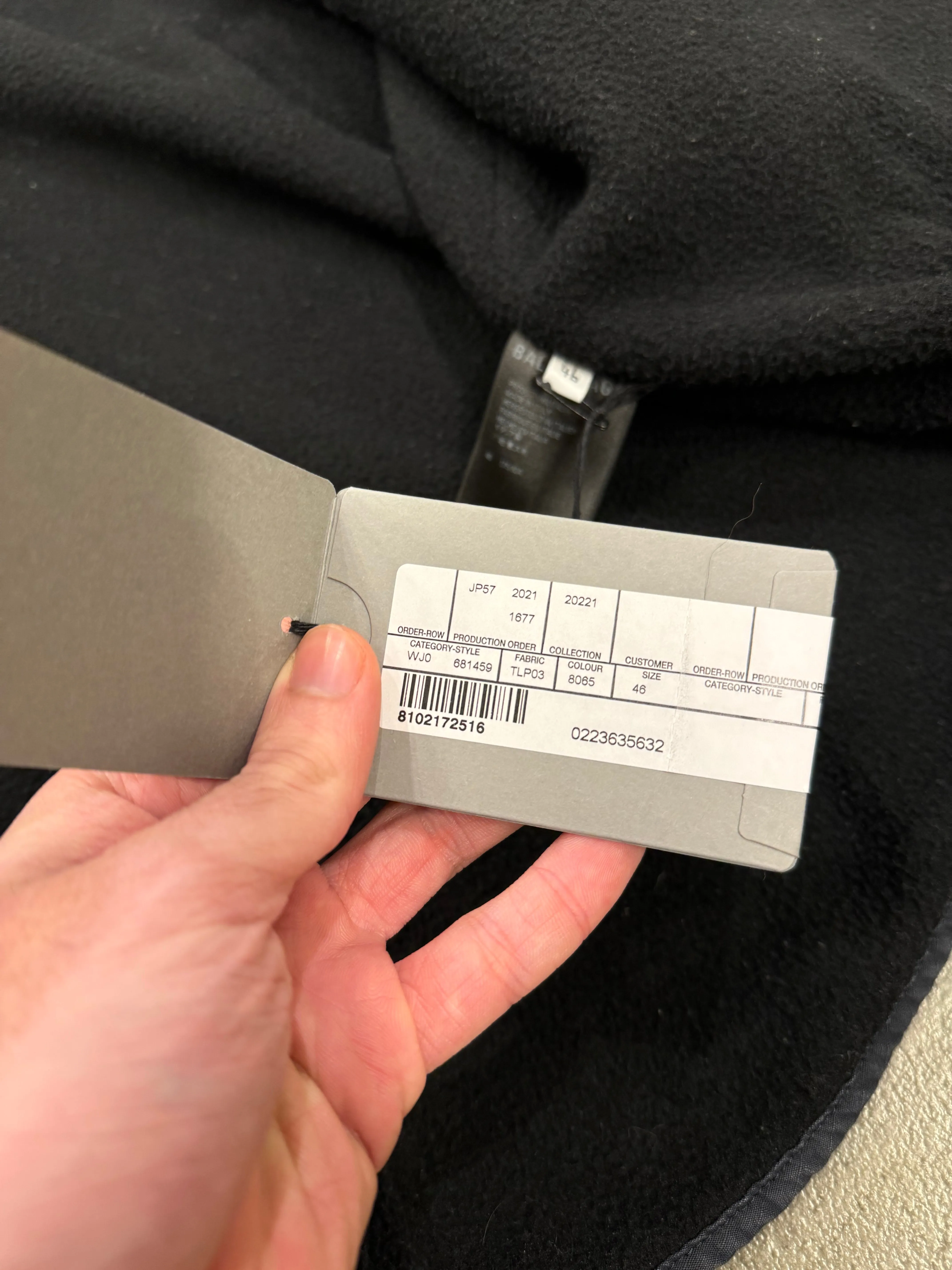 2021 Balenciaga multi pocket oversized vest