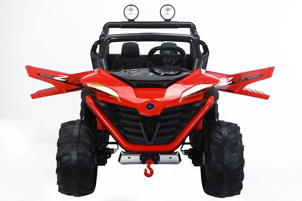 2025 | 24V Sport 4x4 MX Edition 2-Seater Ride-On Upgraded UTV | USB | Bluetooth | Leather Seat | Eva Rubber Tires | Remote