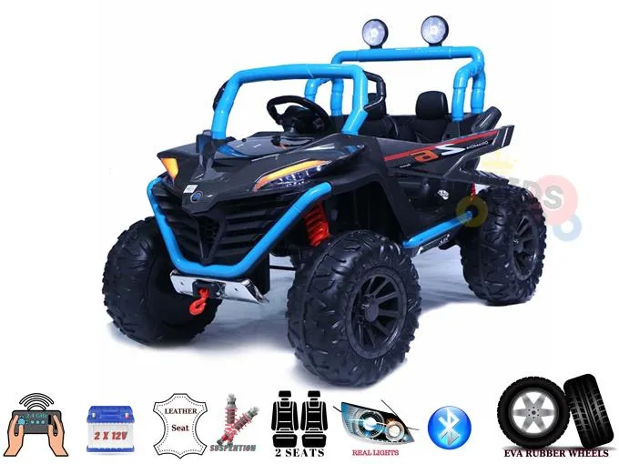 2025 | 24V Sport 4x4 MX Edition 2-Seater Ride-On Upgraded UTV | USB | Bluetooth | Leather Seat | Eva Rubber Tires | Remote