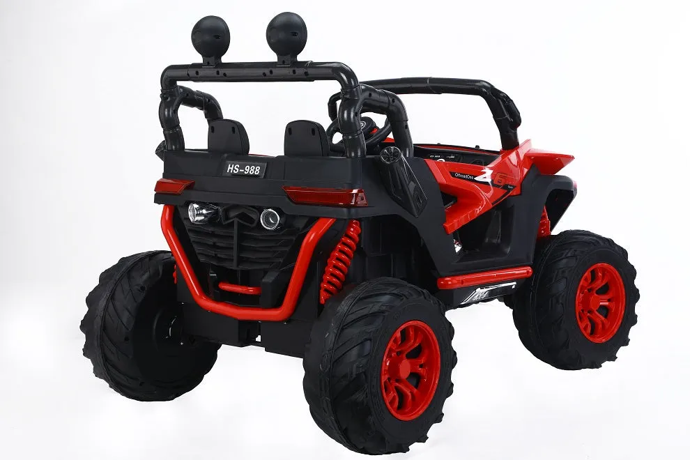2025 | 24V Sport 4x4 MX Edition 2-Seater Ride-On Upgraded UTV | USB | Bluetooth | Leather Seat | Eva Rubber Tires | Remote