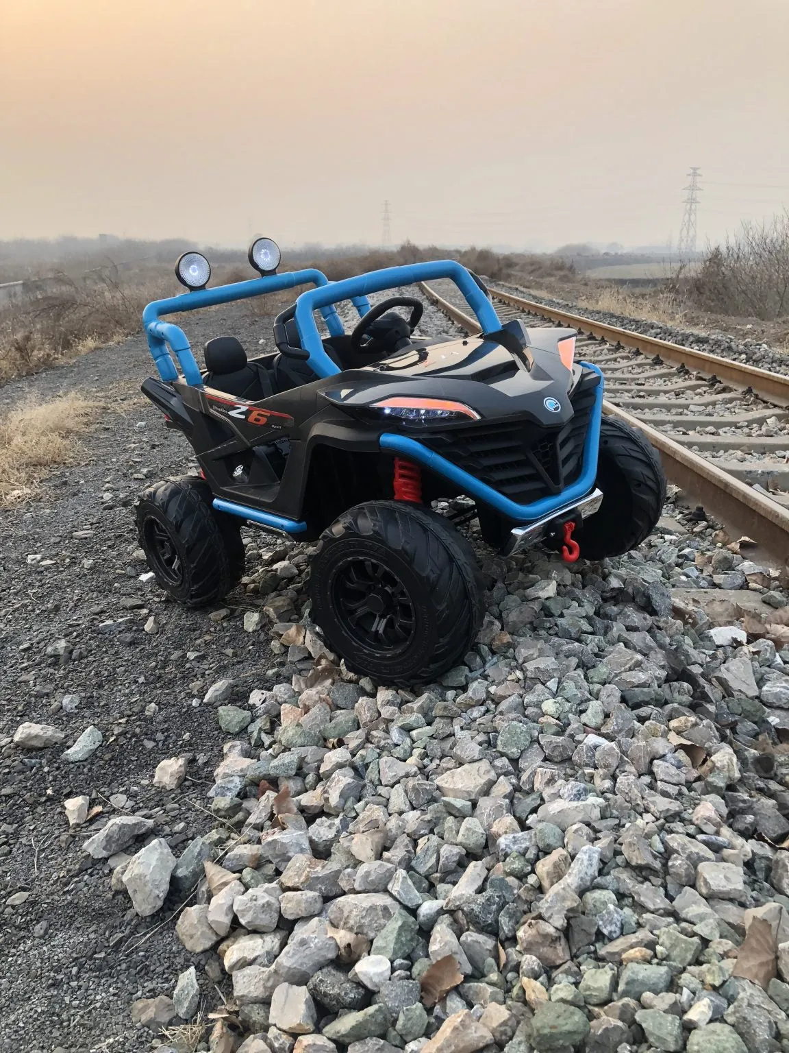 2025 | 24V Sport 4x4 MX Edition 2-Seater Ride-On Upgraded UTV | USB | Bluetooth | Leather Seat | Eva Rubber Tires | Remote