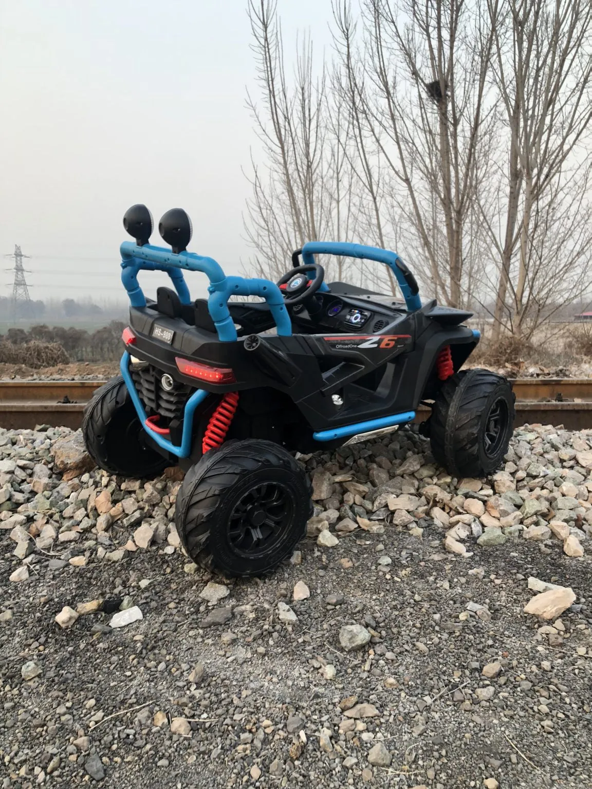 2025 | 24V Sport 4x4 MX Edition 2-Seater Ride-On Upgraded UTV | USB | Bluetooth | Leather Seat | Eva Rubber Tires | Remote