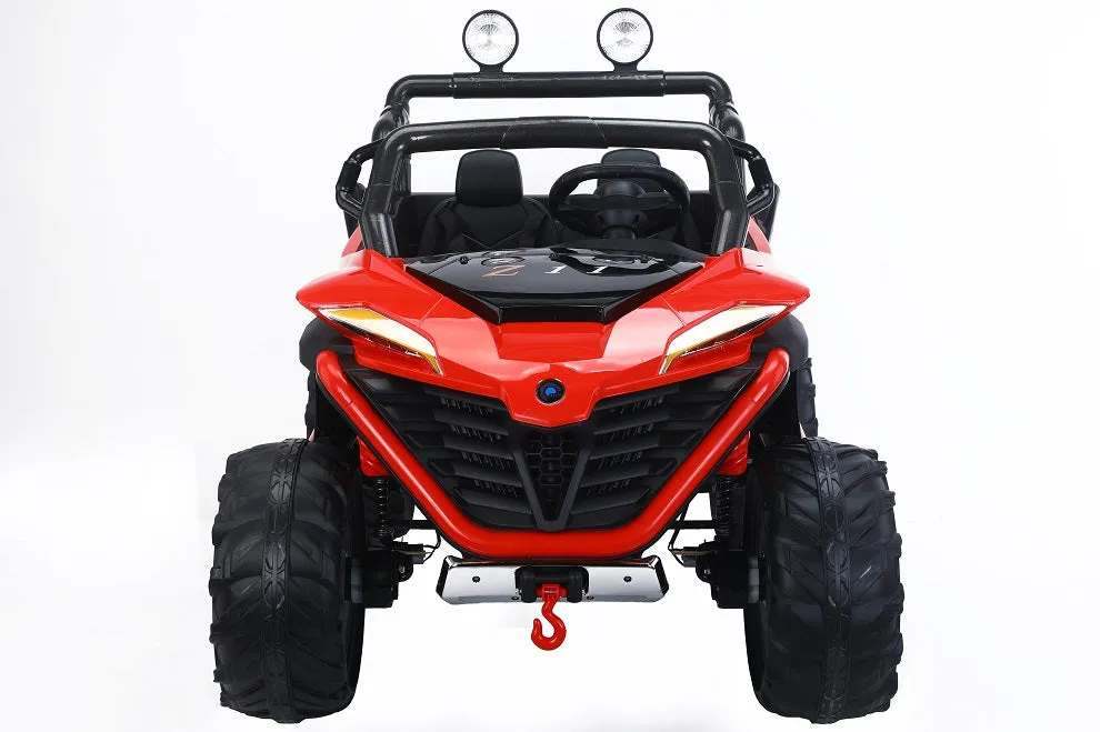 2025 | 24V Sport 4x4 MX Edition 2-Seater Ride-On Upgraded UTV | USB | Bluetooth | Leather Seat | Eva Rubber Tires | Remote