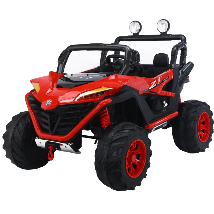 2025 | 24V Sport 4x4 MX Edition 2-Seater Ride-On Upgraded UTV | USB | Bluetooth | Leather Seat | Eva Rubber Tires | Remote