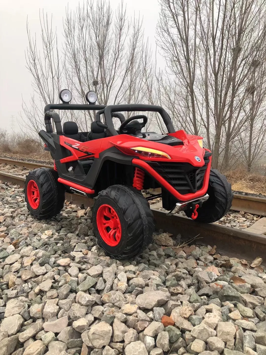 2025 | 24V Sport 4x4 MX Edition 2-Seater Ride-On Upgraded UTV | USB | Bluetooth | Leather Seat | Eva Rubber Tires | Remote
