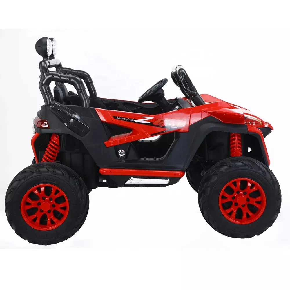 2025 | 24V Sport 4x4 MX Edition 2-Seater Ride-On Upgraded UTV | USB | Bluetooth | Leather Seat | Eva Rubber Tires | Remote