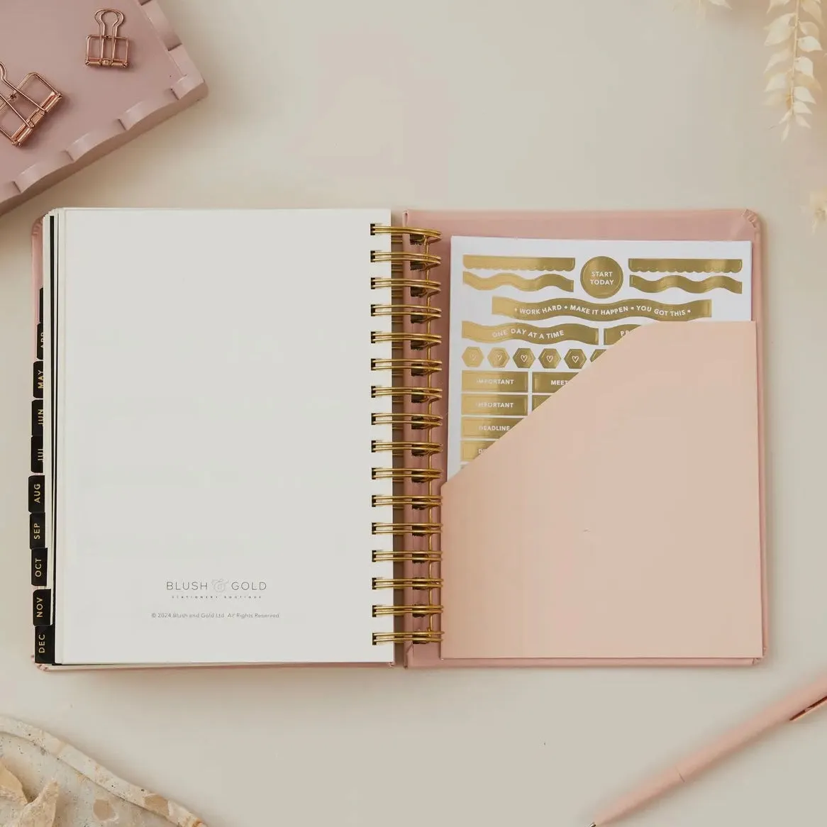 2025 Daily Planner - Pink