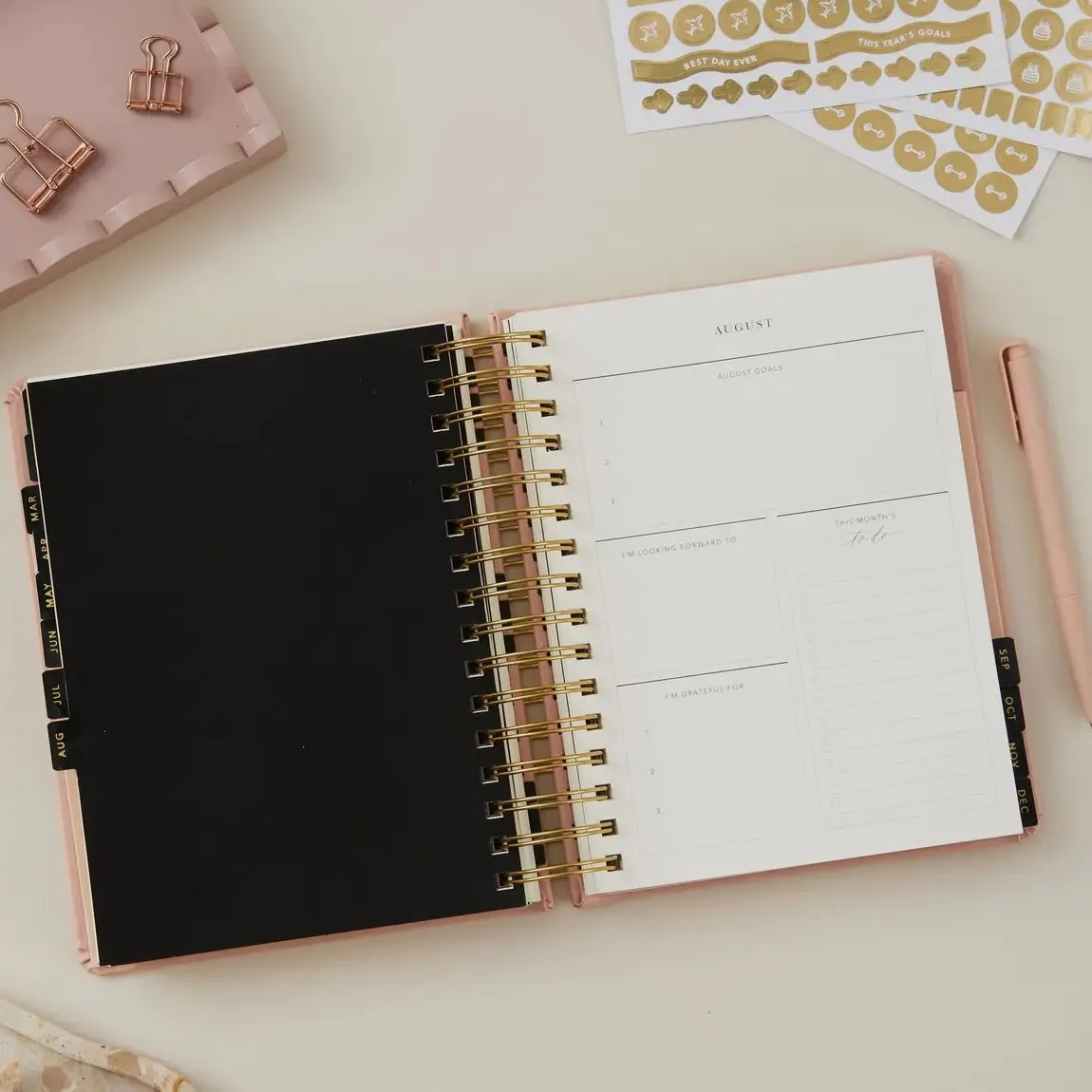 2025 Daily Planner - Pink