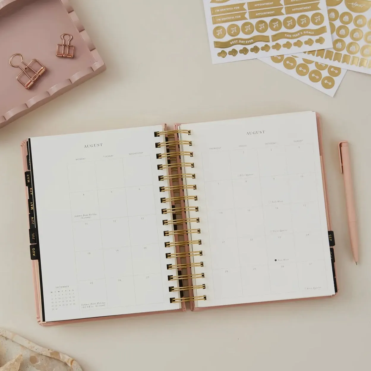 2025 Daily Planner - Pink