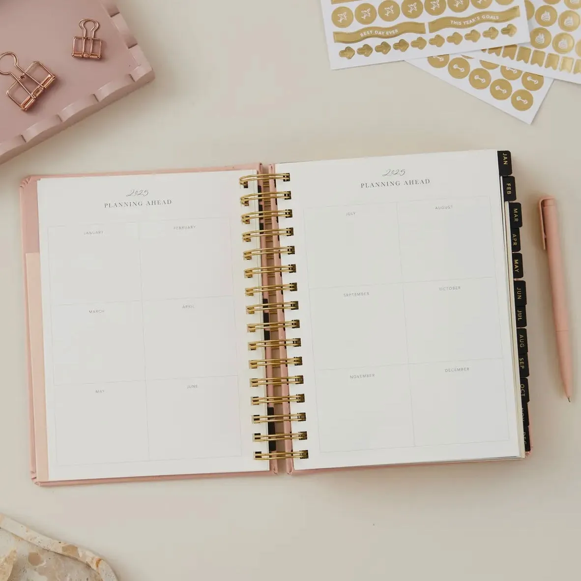 2025 Daily Planner - Pink