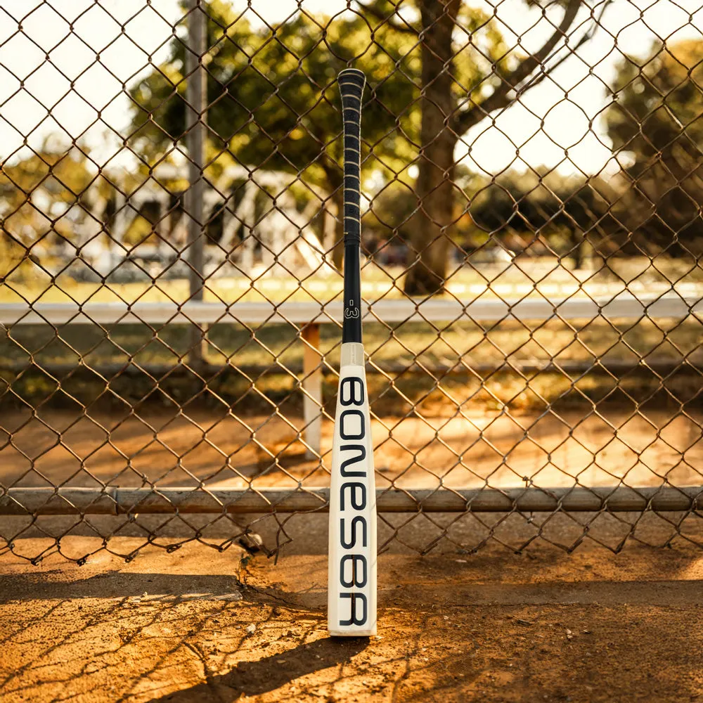 2025 Warstic Bonesaber Hybrid (-3) BBCOR Baseball Bat: MBBSRHB25WH3