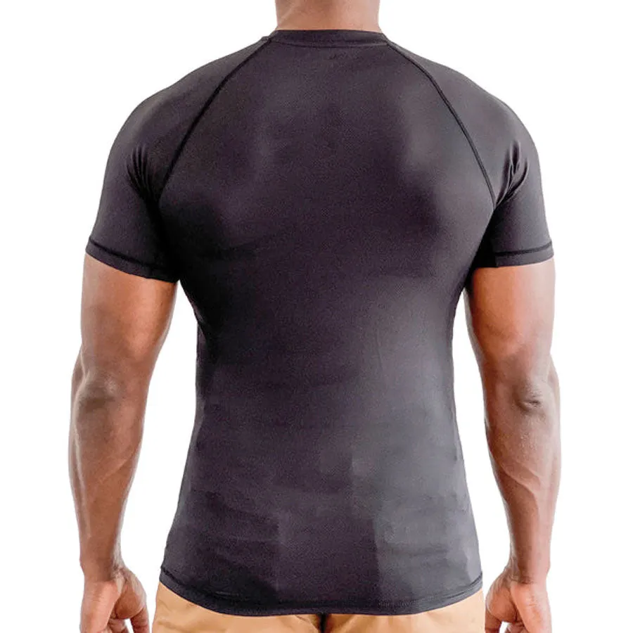 221B Tactical Maxx-Dri Silver Elite T-Shirt  Black/Black