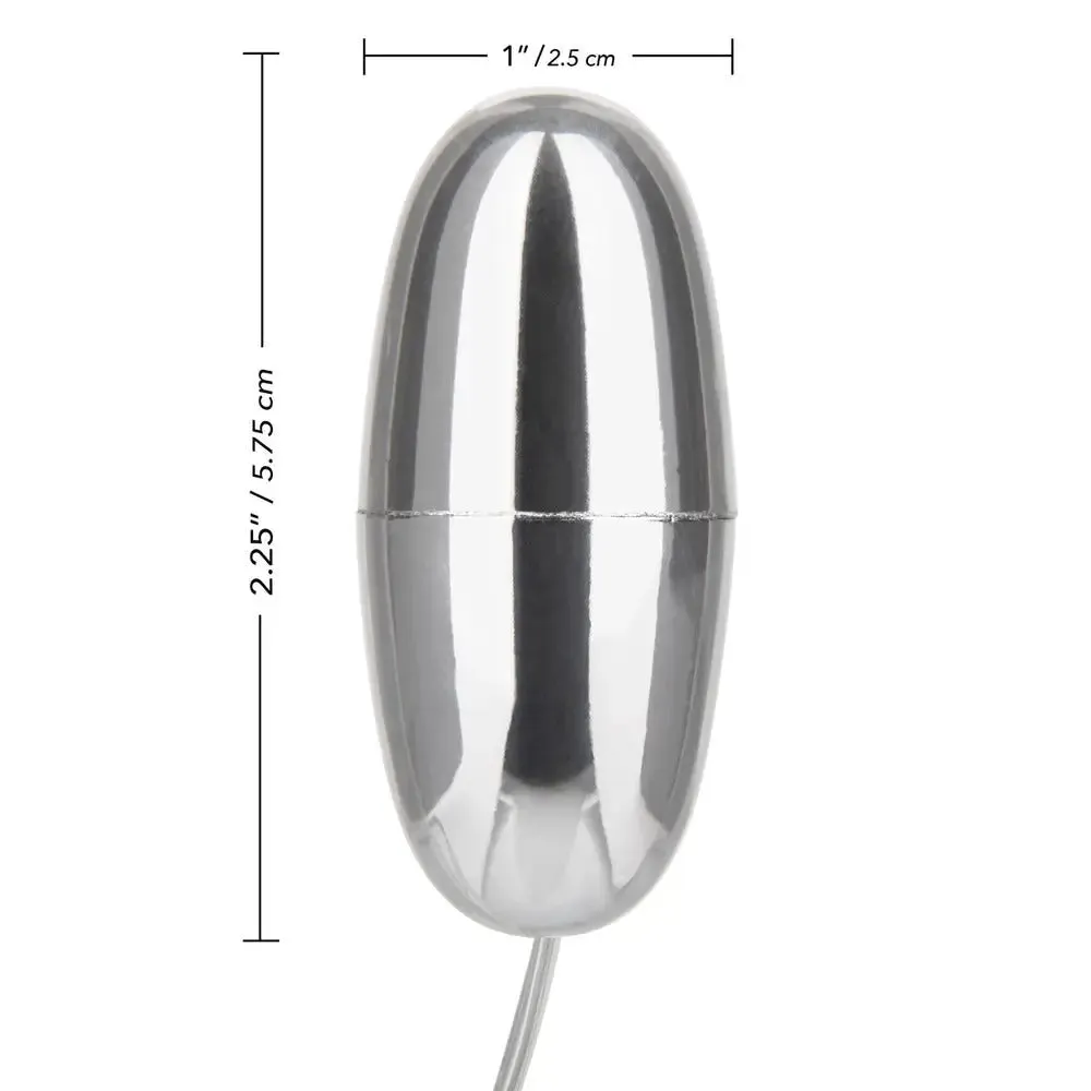 2.25-inch Colt Wired Silver Mini Bullet Vibrator