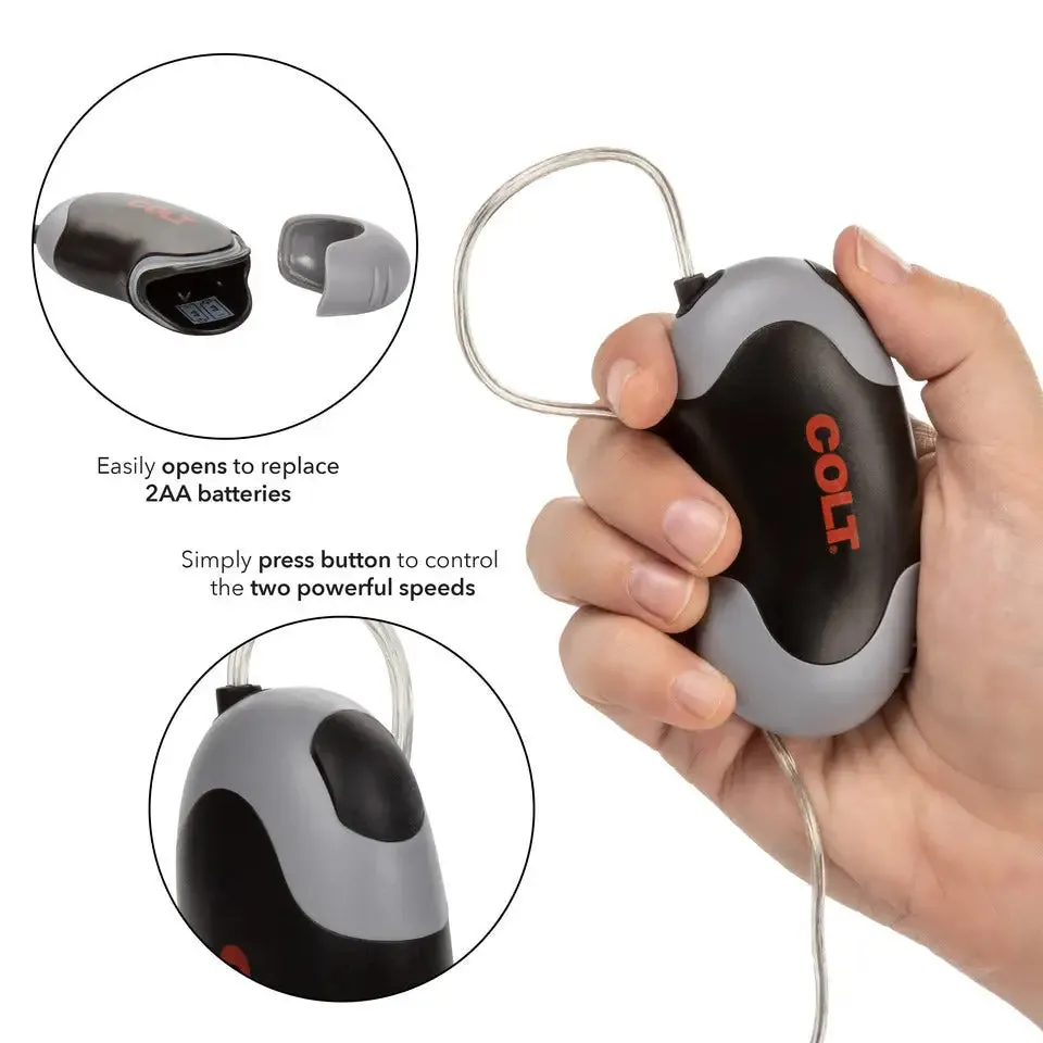 2.25-inch Colt Wired Silver Mini Bullet Vibrator