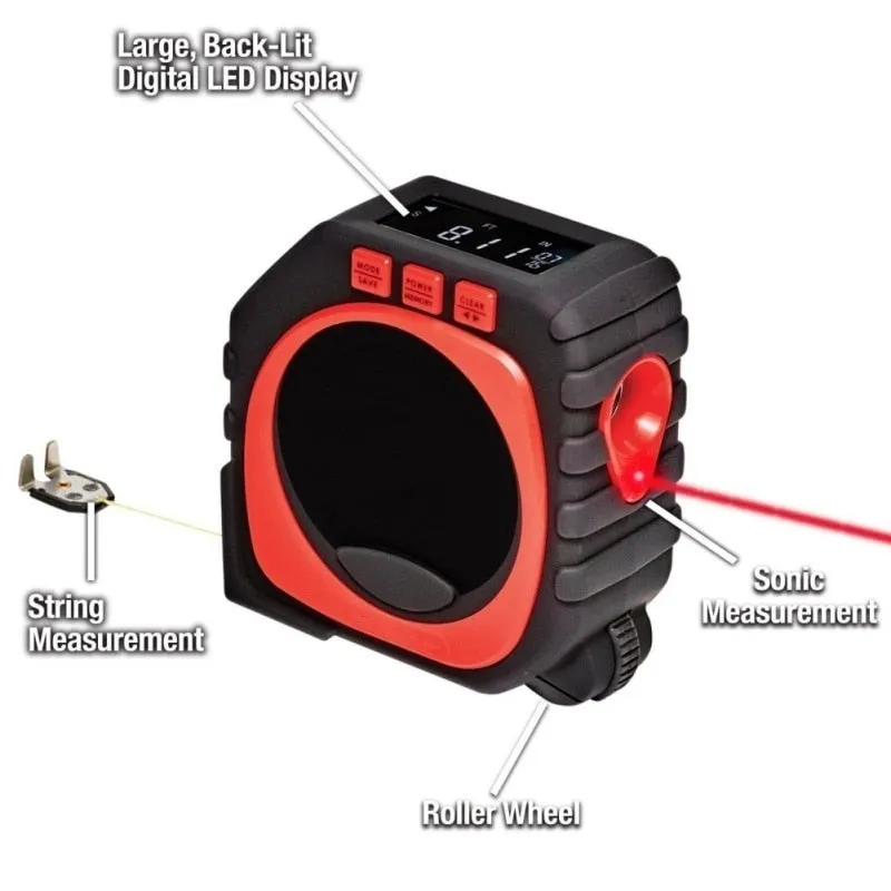 3 in 1 High Accuracy Digital Laser Tape