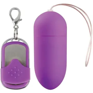 3-inch Purple 10-speed Wireless Vibrating Love Egg with Remote