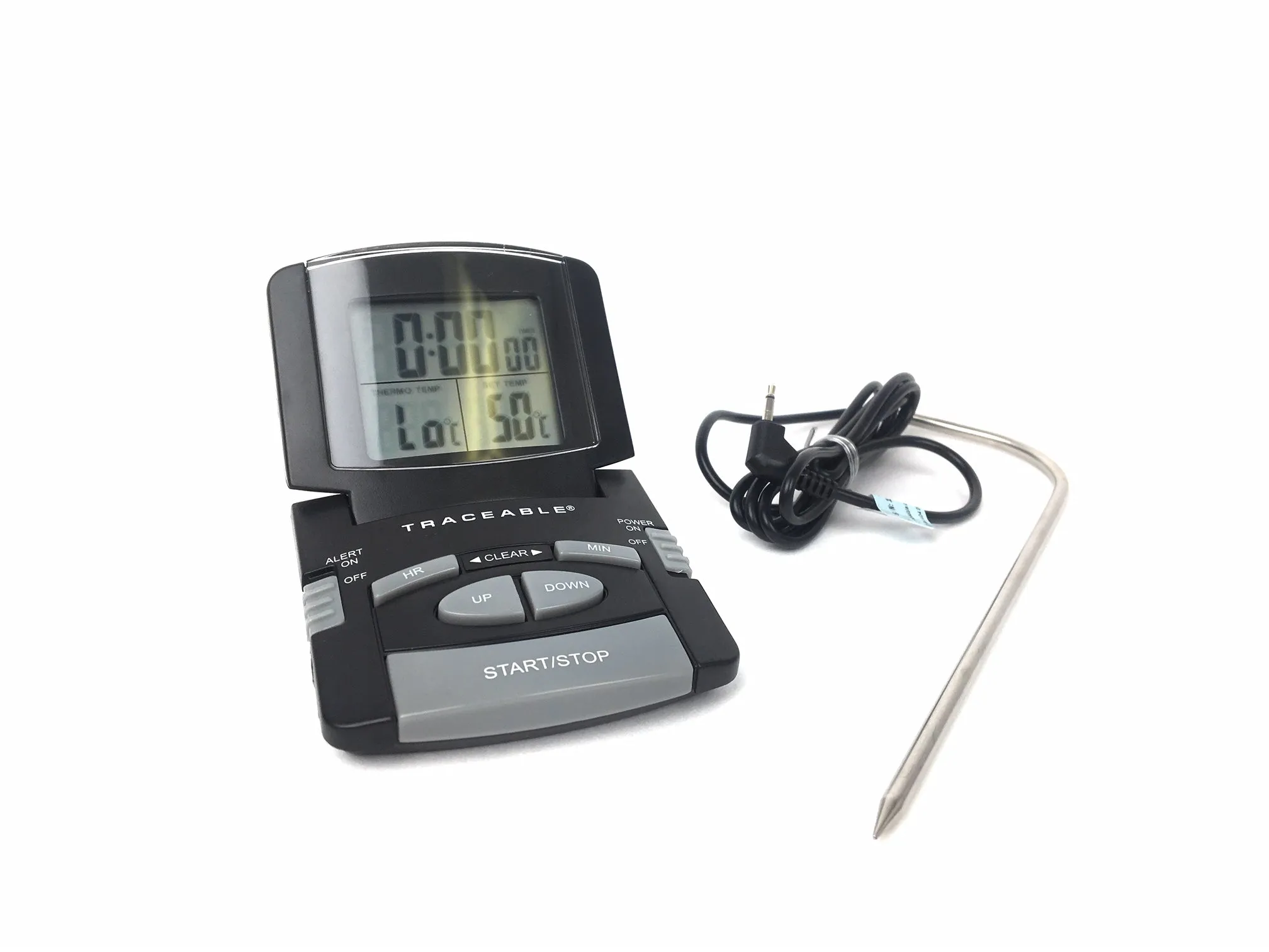 32° - 392°F External Digital Timer/Thermometer w/ Probe