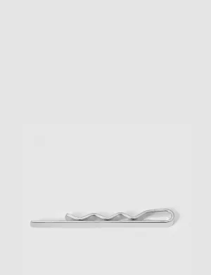 3/4 Tie Slide in White Rhodium