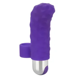 3.5-inch Colt Silicone Purple Rechargeable Finger Teaser