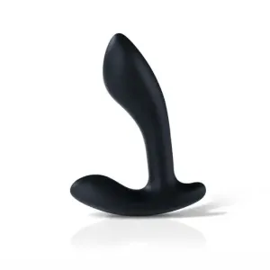 3.5-inch Mystim Silicone Black Estim Multi-speed Prostate Stimulator
