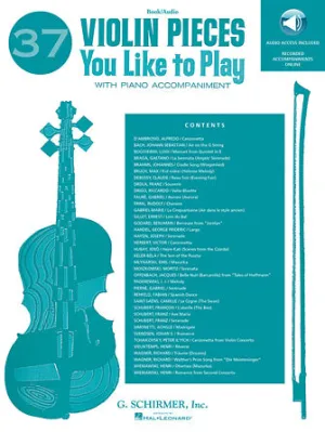 37 Violin Pieces You Like to Play (Book/Online Audio)