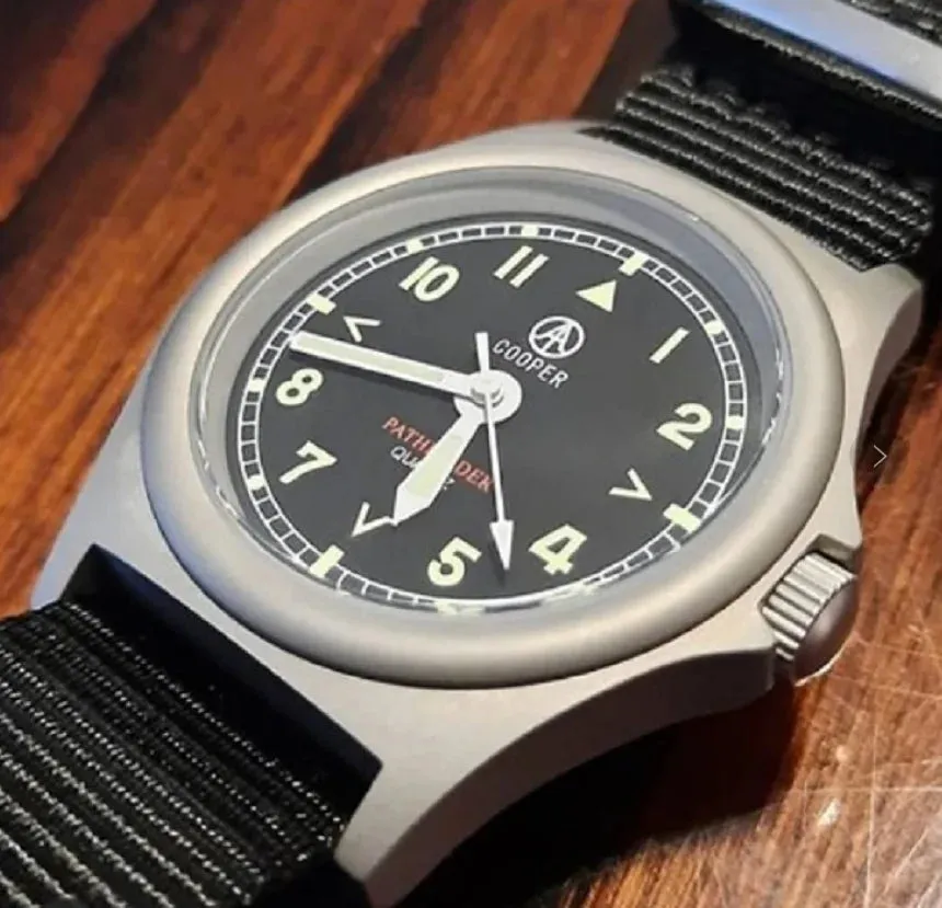 38mm  Quartz Watch  Miyota Movement  MWC Matt Steel Swimming  Waterproof Super Luminous  8018A