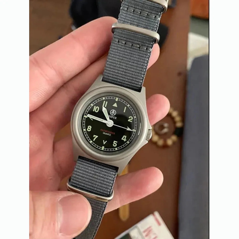 38mm  Quartz Watch  Miyota Movement  MWC Matt Steel Swimming  Waterproof Super Luminous  8018A